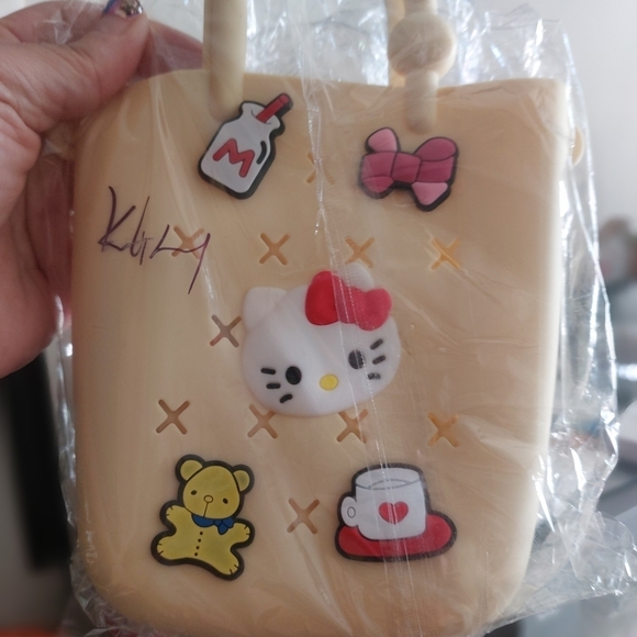 Hello Kitty Other - Mini EVA Hello Kitty Beach Bag With Strap